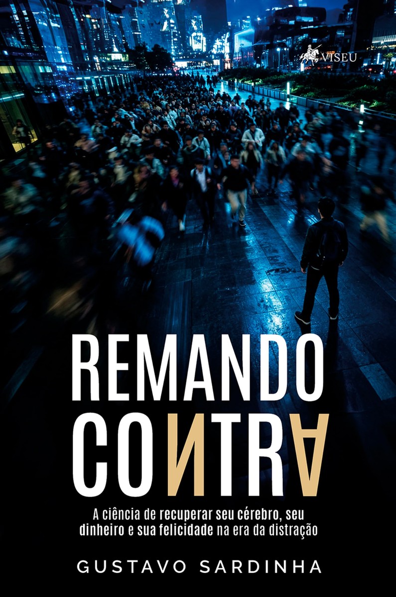 Capa do livro Remando Contra, de Gustavo Sardinha